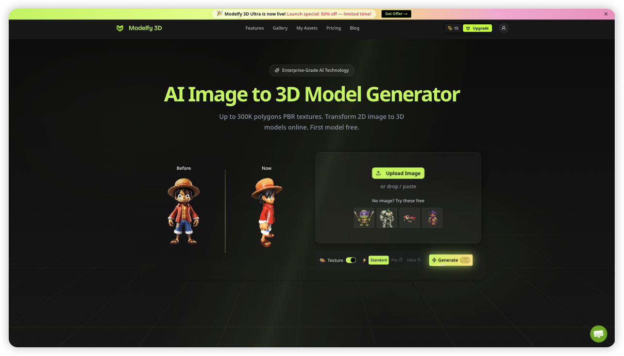 Modelfy 3D